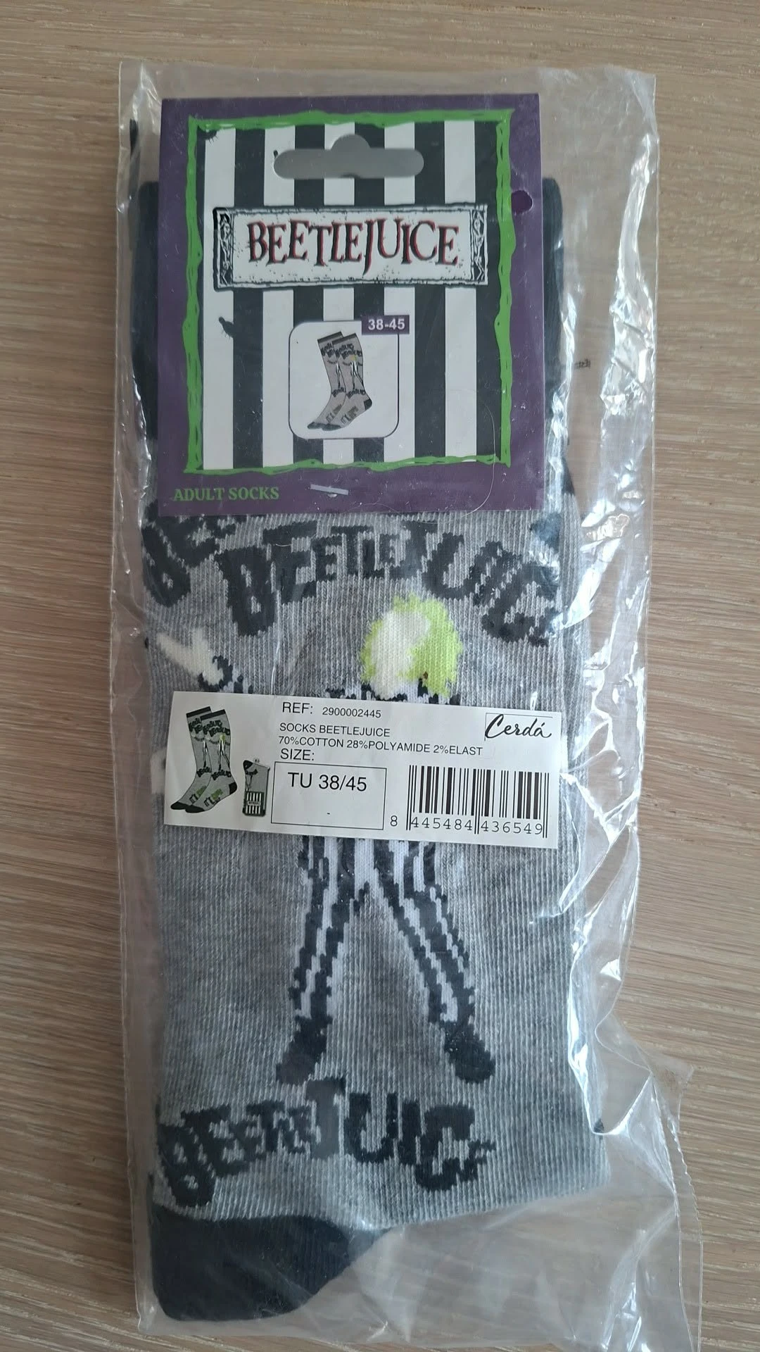 Sokken Beetlejuice maat 38-45